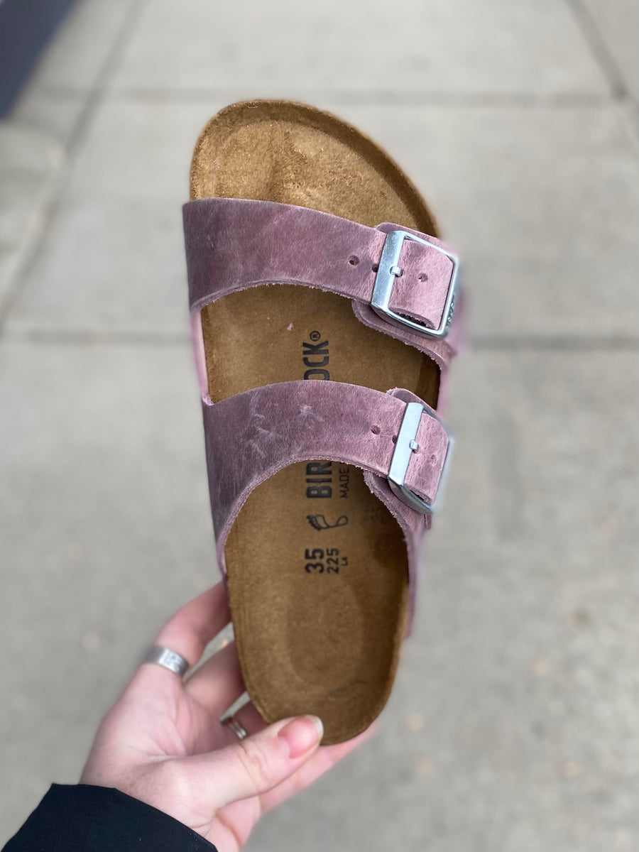 Arizona Soft Footbed Birkenstock Arizona Lavender Suede