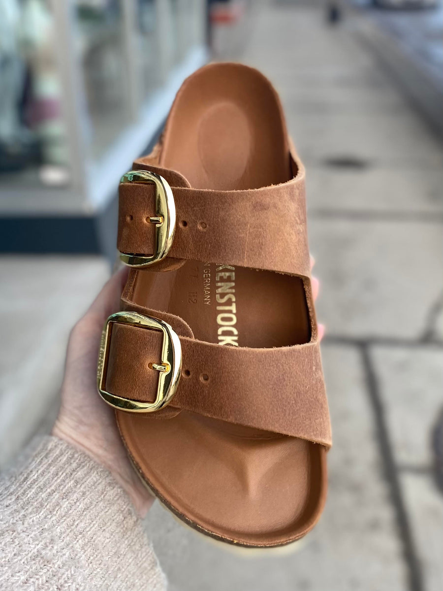 Birkenstock - Arizona Big Buckle - Cognac – Walk Rite Shoes