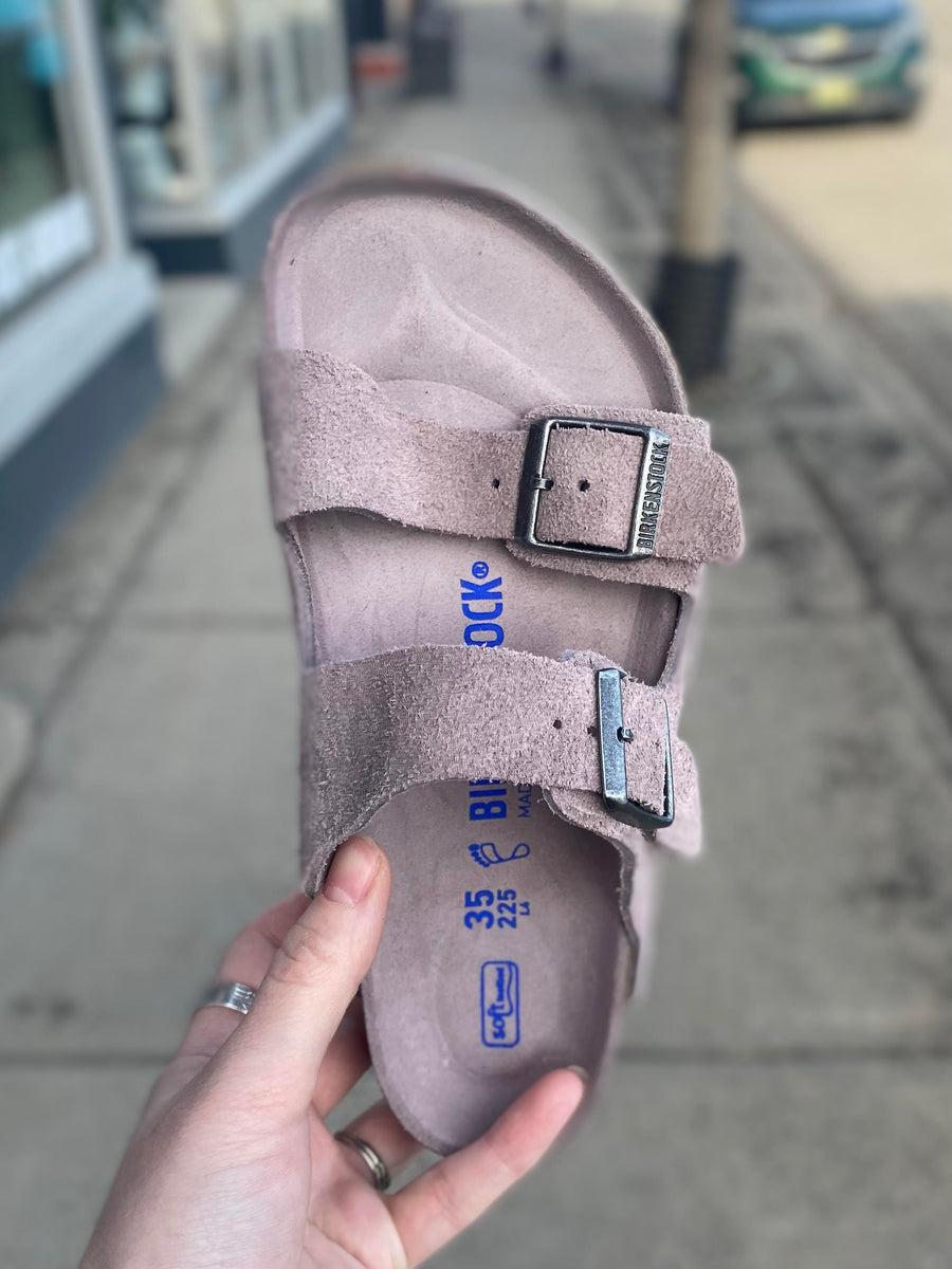 Birkenstock - Arizona - Faded Purple *Soft Footbed* – Walk Rite Shoes