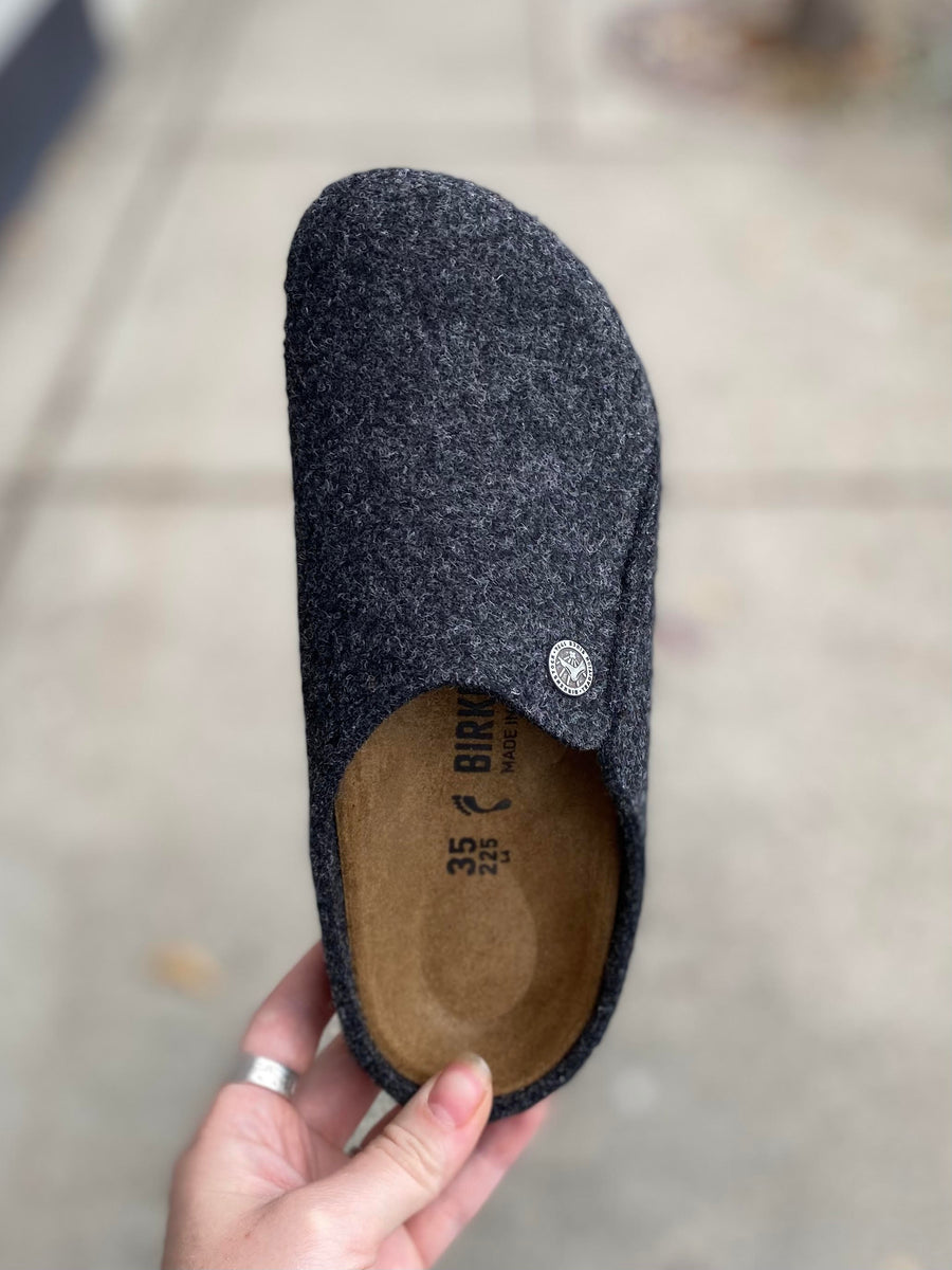 Birkenstock Zermatt Rivet Anthracite *Narrow* – Walk Rite Shoes