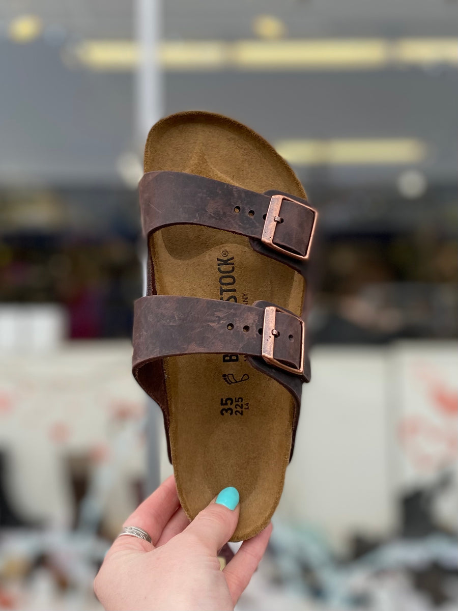 Birkenstock arizona habana brown online