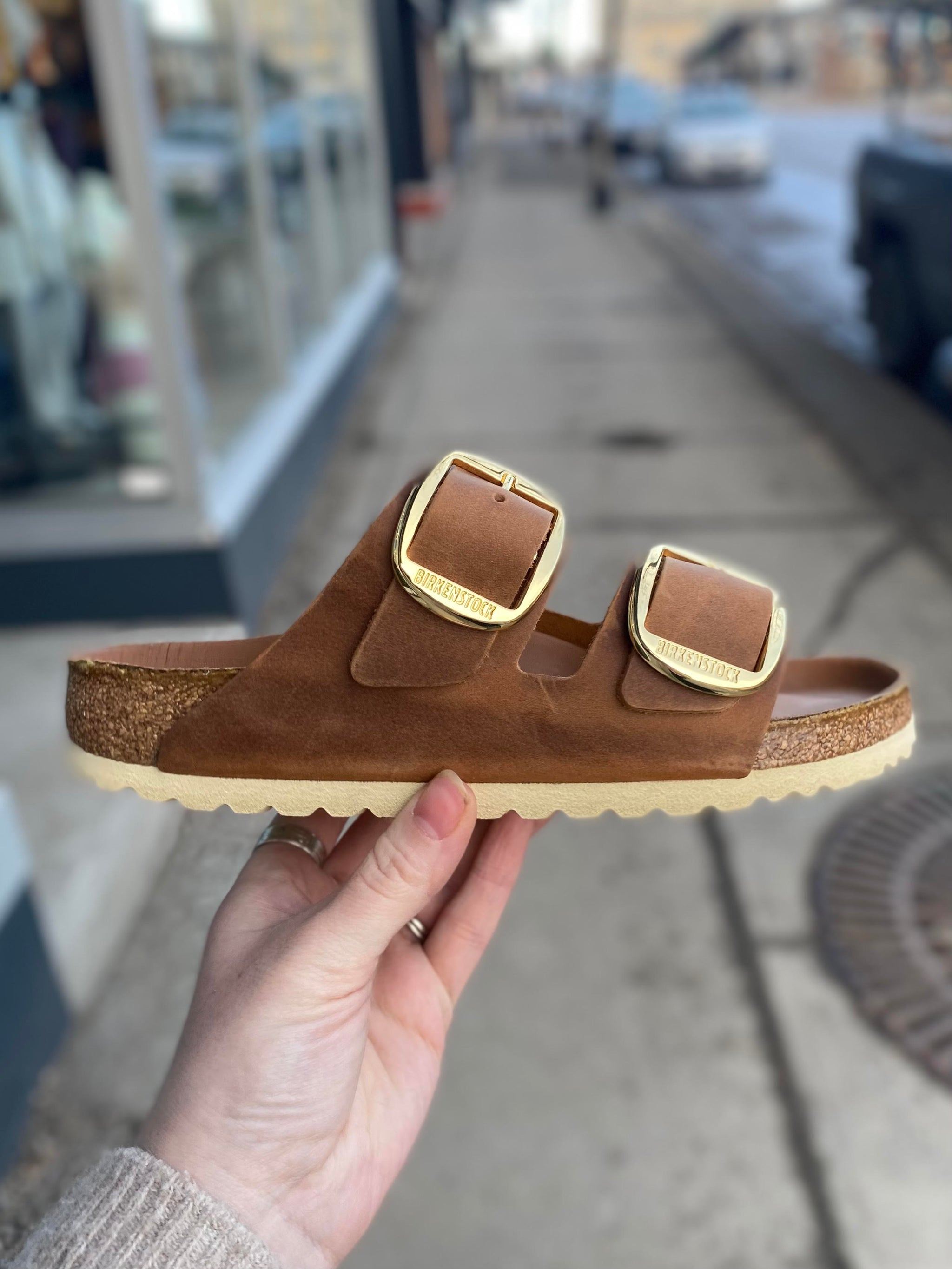 Birkenstock - Arizona Big Buckle - Cognac – Walk Rite Shoes