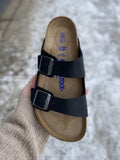 Birkenstock - Arizona Soft footbed - Oiled Black