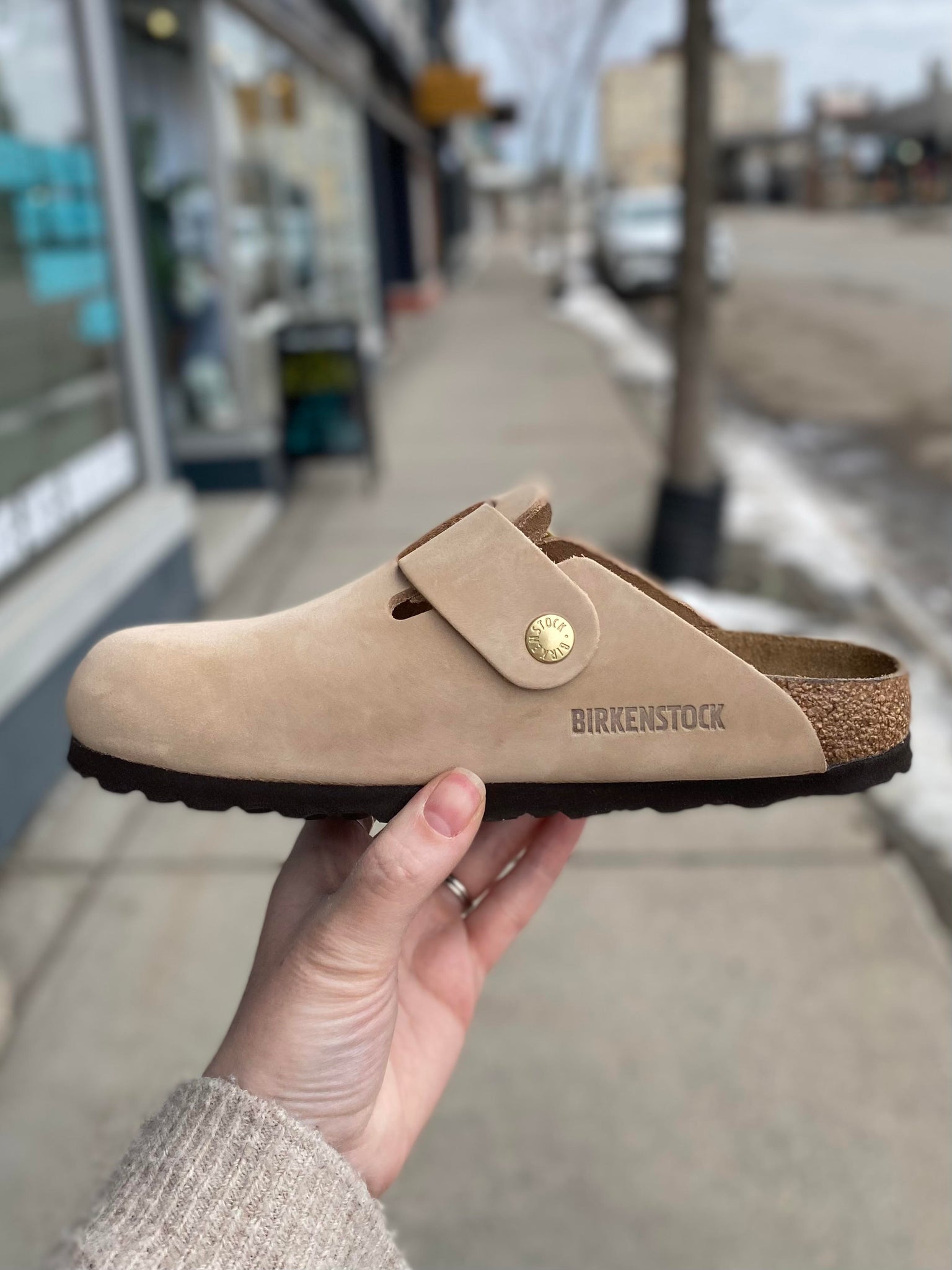 Birkenstock - Boston Big Buckle - Sandcastle – Walk Rite Shoes