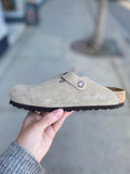 Birkenstock - Boston - Taupe *SOFT FOOTBED*