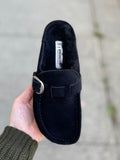 Birkenstock - Buckley Shearling - Black  *Narrow*