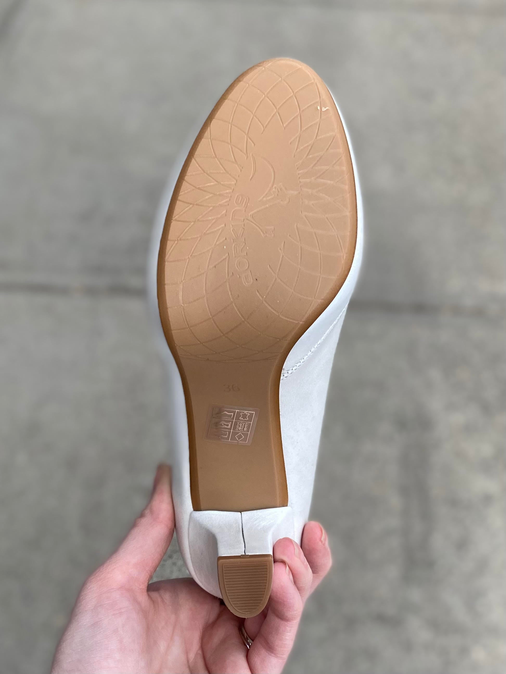 Dorking - Blesa - White Shimmer  Walk Rite Shoes