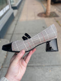 Piccadilly - Double MaryJane - Off White Plaid