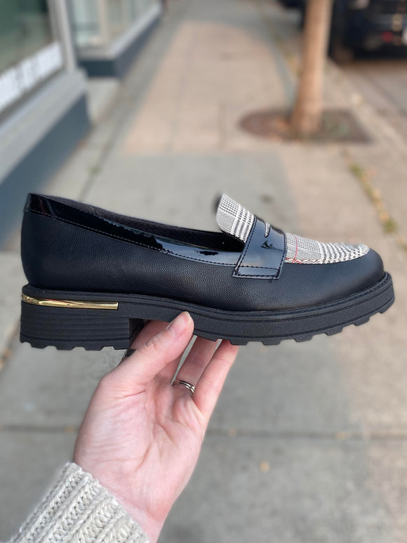 Piccadilly - Loafer - Black Multi Plaid
