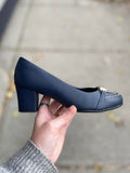 Piccadilly - Loafer Heel - Navy