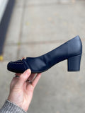 Piccadilly - Loafer Heel - Navy