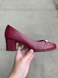 Piccadilly - Loafer Heel - Ruby