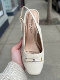 Piccadilly - Sling - Off White *WIDE*