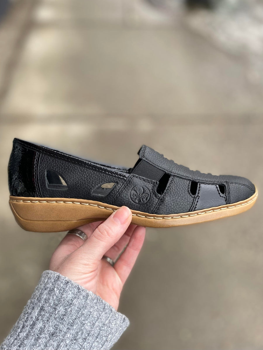 Rieker - Doris - Black – Walk Rite Shoes