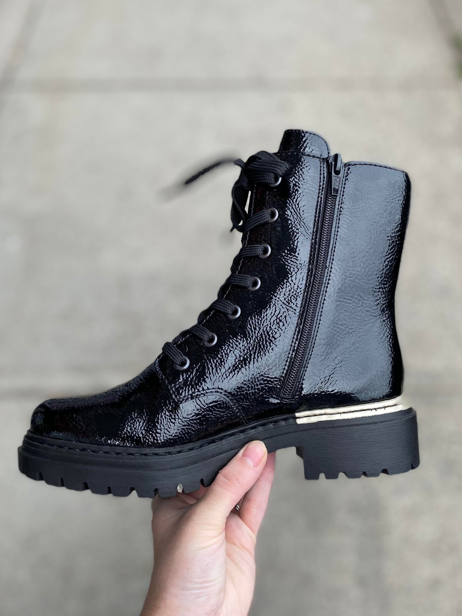 Rieker - Pearl - Black Patent â Walk Rite Shoes