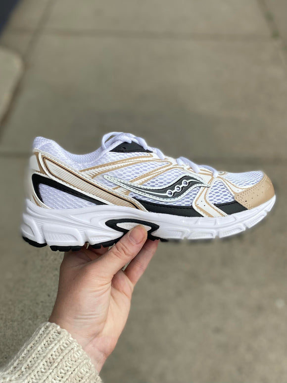 Saucony - Ride Millennium - White/ Gold/ Black