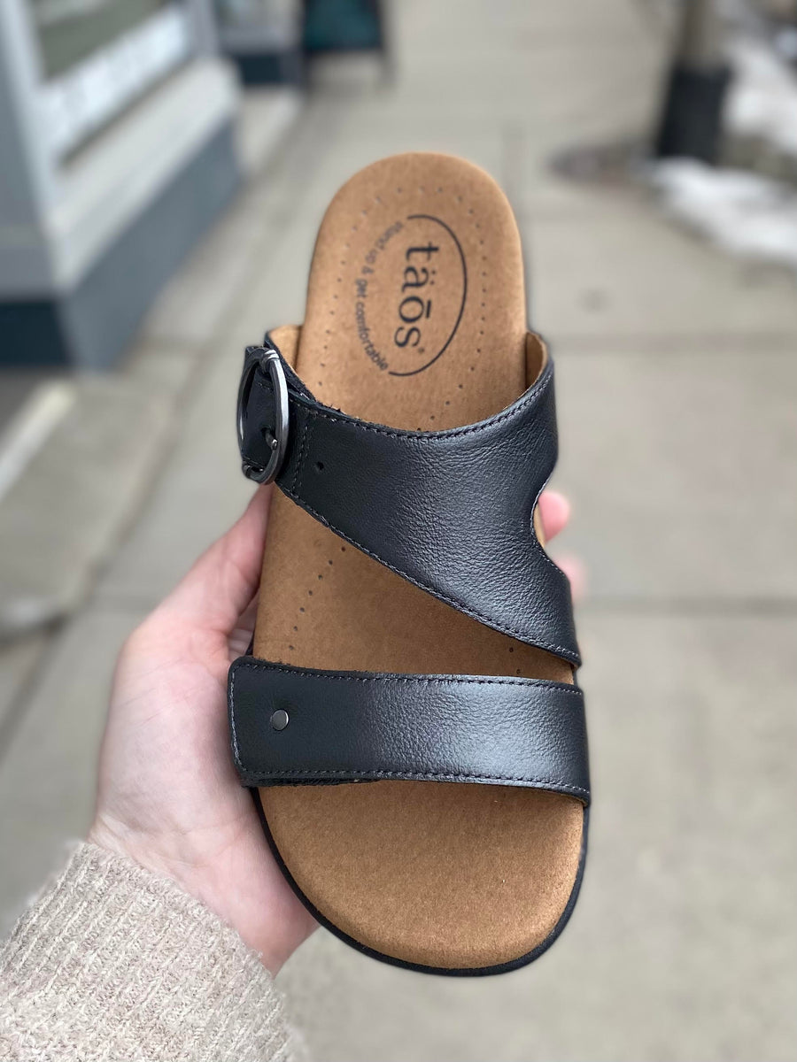 Taos - Westside - Black Metallic – Walk Rite Shoes