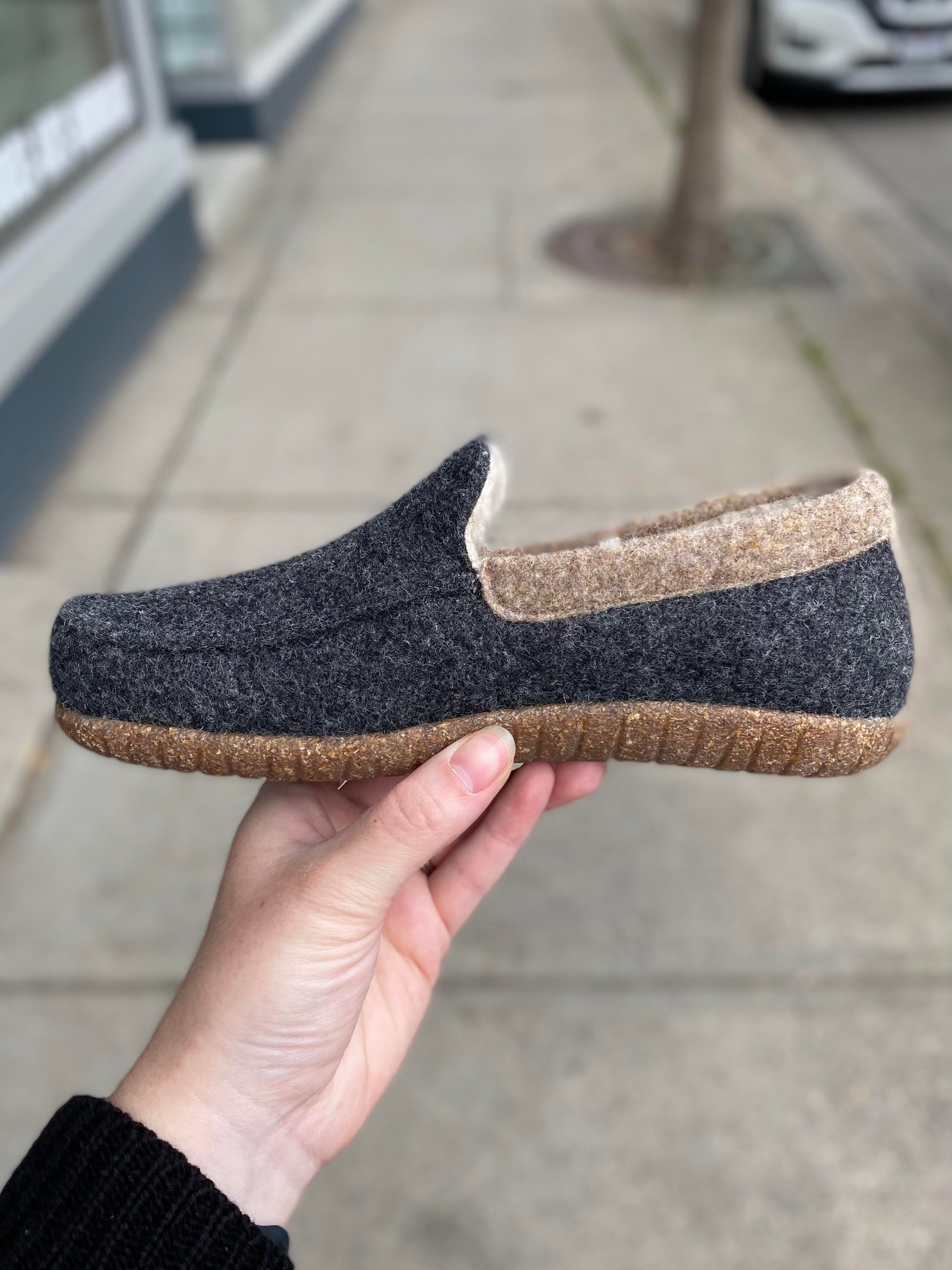 Taos - Woolfer - Charcoal – Walk Rite Shoes