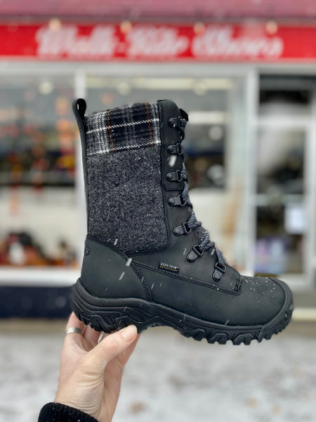 Keen Greta Black Plaid – Walk Rite Shoes
