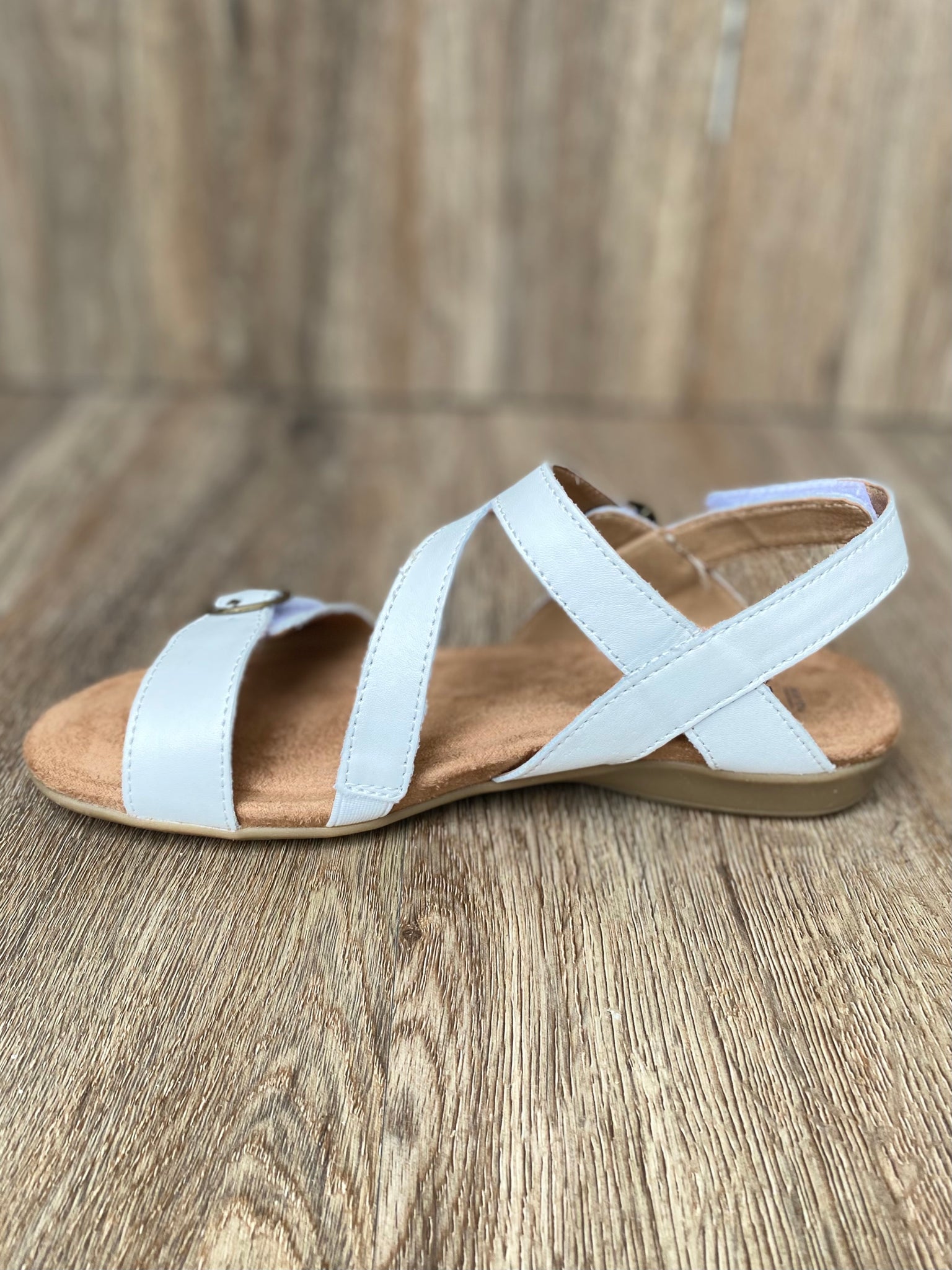 Earth white sale sandals