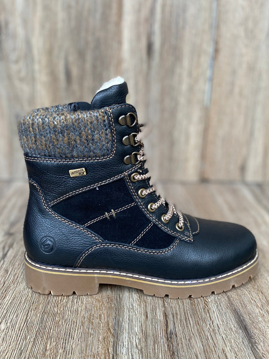 Remonte - Sarolta Mid - Black – Walk Rite Shoes