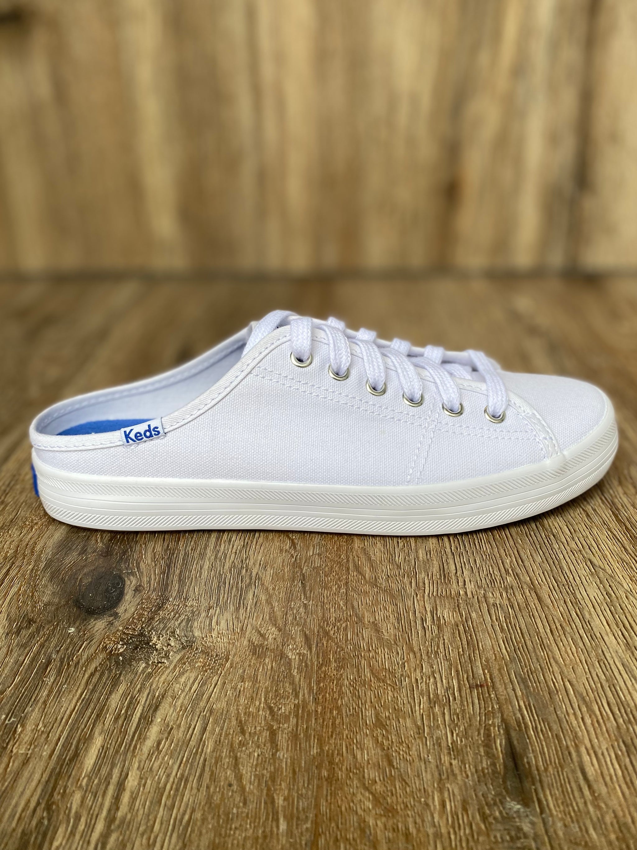 Keds - Kickstart Mule - White – Walk Rite Shoes